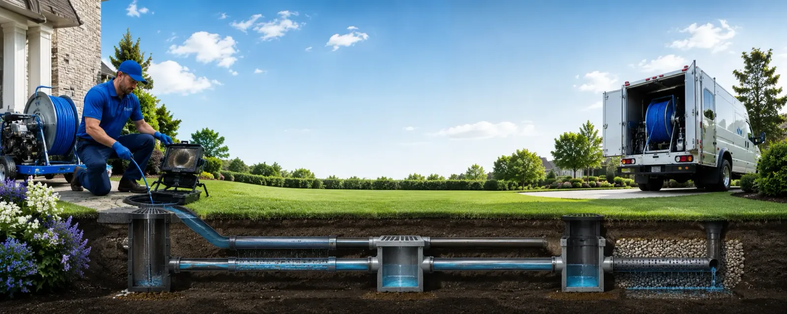 Outdoor drain cleaning information for Conestoga, PA